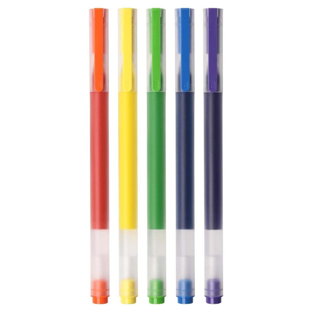 XiaomiHigh-capacity Gel Pen (5-Pack) cinco bolígrafos de gel de colores