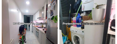 La típica cocina alargada de piso de ciudad tiene los días contados: así la transformó una experta con una simple reforma 