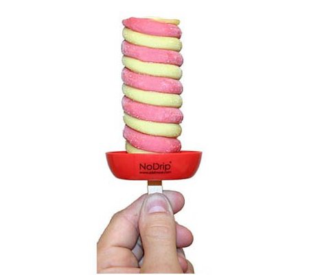 NoDrip, protector anti-manchas para helados