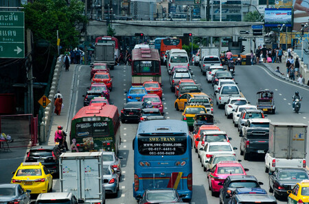 India atasco de coches