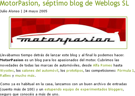 Motorpasión cumple ocho años