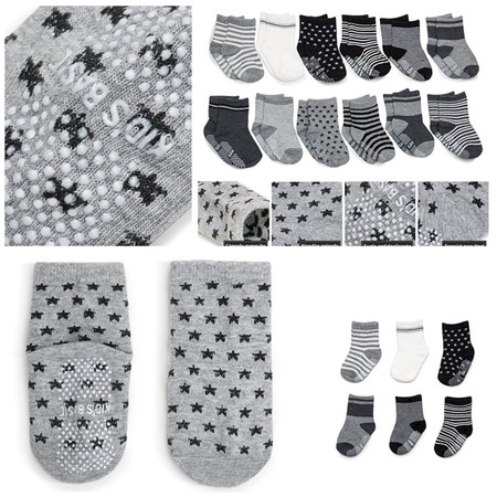 12 pares de calcetines antideslizantes unisex para bebés por 10,99 euros y envío gratis en Amazon