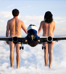 Los vuelos nudistas están de moda