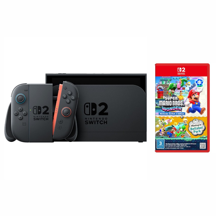 Nintendo Switch 2 + Super Mario Bros. Wonder + llavero
