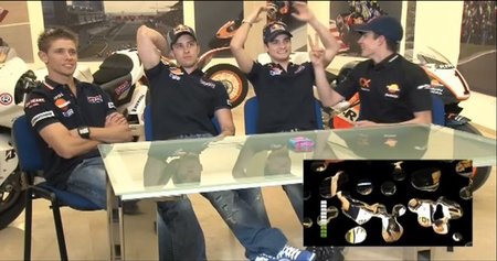 Dani Pedrosa es más el más rápido en Repsol, pero jugando