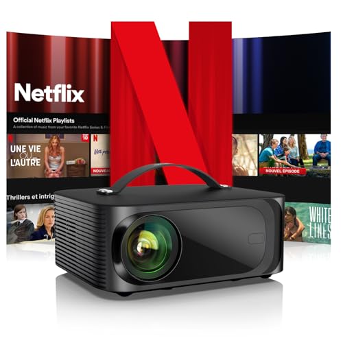 Proyector 4K Netflix Oficial Movin OS Dolby Surround 30000 Lúmenes 