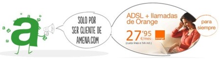 Amena da un paso hacia la convergencia ofreciendo ADSL por 27.95 euros al mes