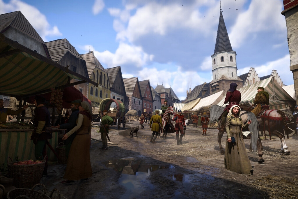 El protagonista de Kingdom Come: Deliverance en un entorno medieval