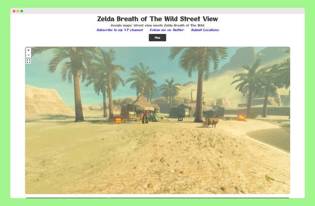 Zelda Breath Of The Wild Street View