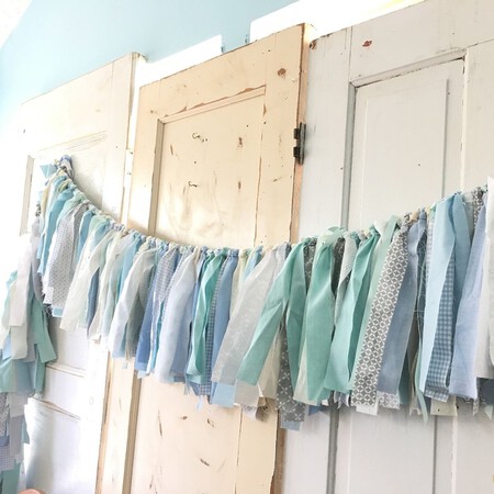 guirnaldas con camisetas diy