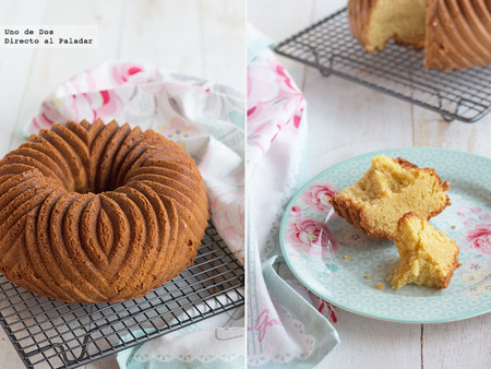 Bundt Cake de nata y vainilla para el Día Internacional del Bundt Cake. Receta