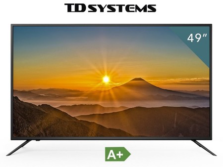 Televisor de 49 pulgadas TD Systems, con resolución 4K, por 349 euros y envío gratis