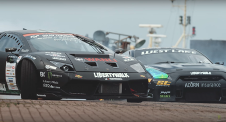 Battledrift 2: Cuando un Lamborghini Murcielago de tracción trasera se enfrenta a un Nissan GT-R