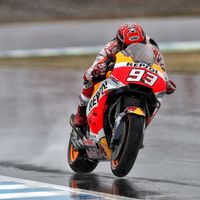 Marc Márquez: "Todo iba bien hasta que hemos cambiado neumáticos, pero estoy confiado" 