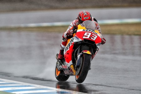 Marc Márquez: "Todo iba bien hasta que hemos cambiado neumáticos, pero estoy confiado"