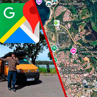 El truco definitivo para encontrar lugares donde dormir gratis con la camper y que no sean "descampados sin alma": Google Maps
