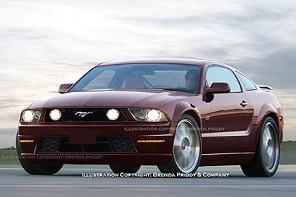 Primera recreación del 2009 Ford Mustang