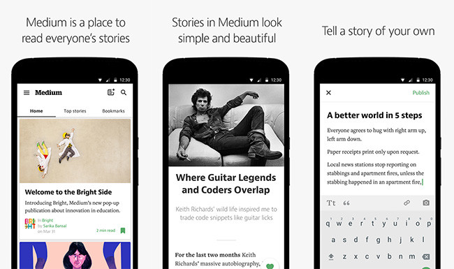 Medium Blog Application Medium para Android, ya disponible la aplicación oficial de esta ...