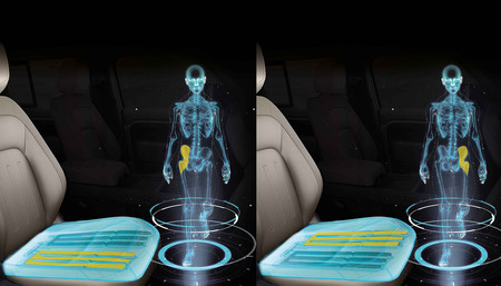 El asiento para coches de Jaguar Land Rover que simula que caminamos mientras vamos conduciendo