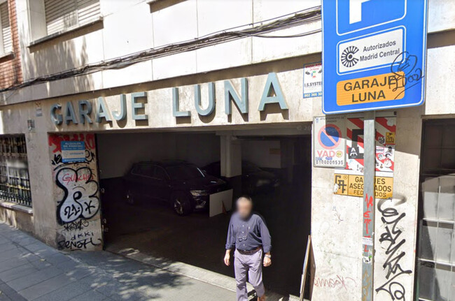 Garaje Luna, párking público de Madrid Central (ZBE Distrito Centro)