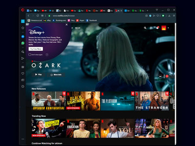 Opera le ha estado mostrando a algunos usuarios publicidad de Disney+ encima de la web de Netflix