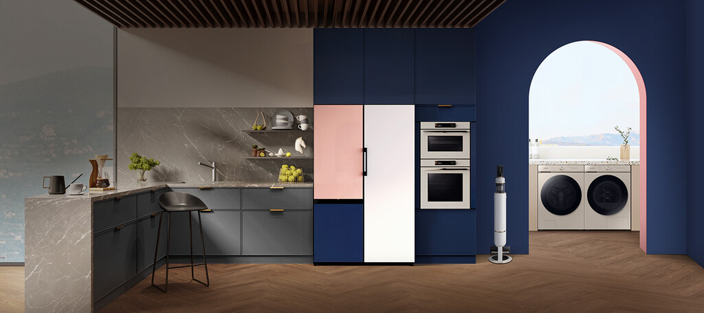 Samsung presenta su gama Bespoke 2022 de electrodomésticos: lavadora, secadora, hornos... conectados y apostando por el diseño