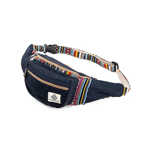 Freakmandu Cáñamo Riñonera Fanny Pack Estilo Bohemio