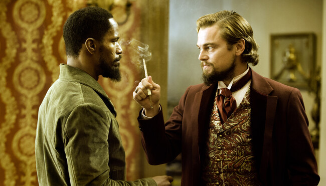 Jamie Foxx Says Leonardo Dicaprio Stopped Reading Django Unchained Due To Script S Racial Slurs Then Samuel L Jackson Told Him Say That S Motherf Er Imdb
