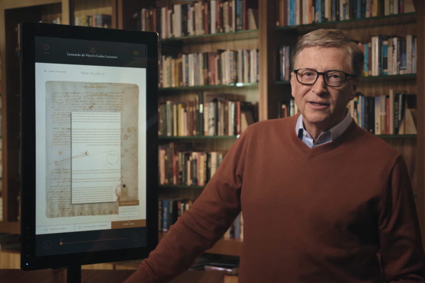 Bill Gates compró un manuscrito de Da Vinci por 30 millones de dólares. Lo normal habría sido guardárselo, pero hizo algo mejor