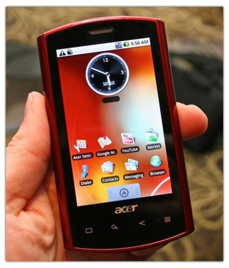 Acer Liquid en vídeo y nueva galería de imágenes
