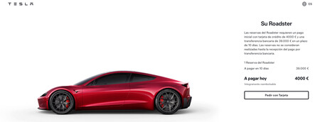 Reserva Tesla Roadster