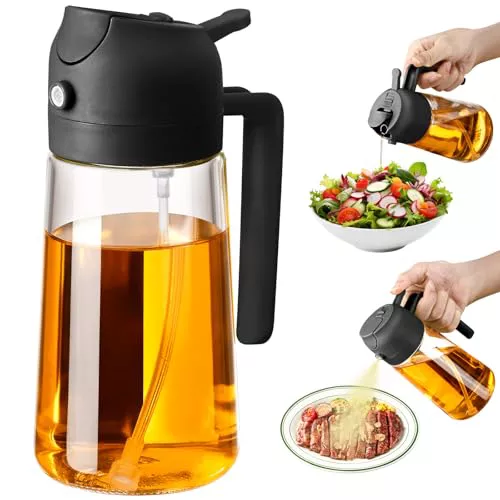 SWEET VIEW 470ml 2 en 1 Dispensador de Aceite y Pulverizador de Aceite