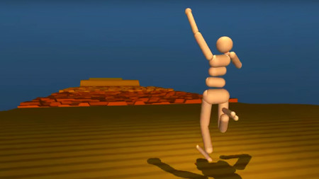 Una inteligencia artificial aprende a caminar por sí misma, y lo hace muy parecido a nosotros