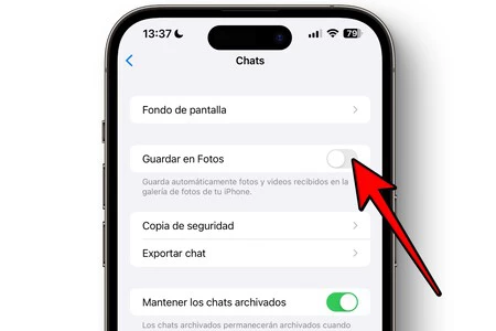 WhatsApp設定のこのオプションを無効にする必要があります
