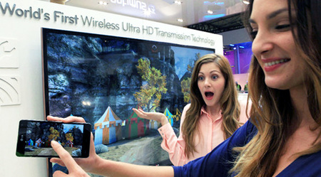 Wireless Ultra HD Transmission, la apuesta de LG para envíar vídeo 4K del teléfono al televisor