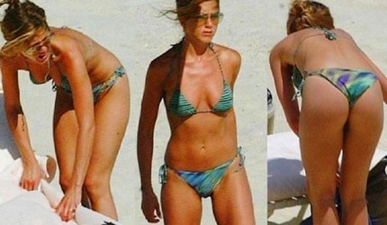 Video de Jennifer Aniston en bikini... en los 90