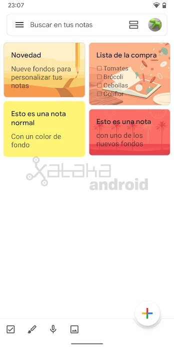 背景付きのメモ