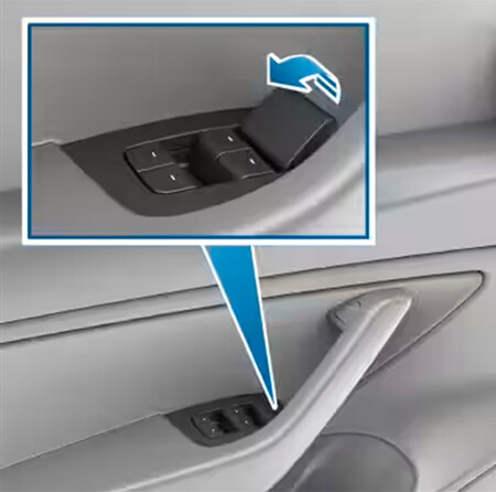 Tesla Model Y palanca de apertura de emergencia para las puertas delanteras