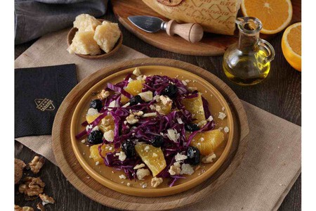 Ensalada Col Naranja Grana Padano