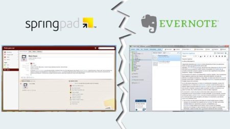Springpad se renueva, y lo enfrentamos a Evernote