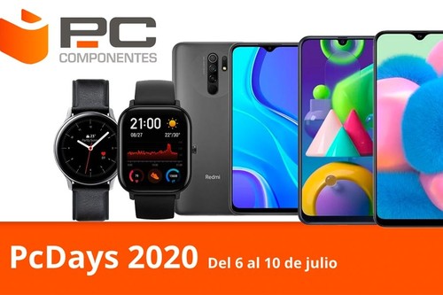 Las ofertas del día en los PcDays 2020 de PcComponentes: smartphones, tabletas y smartwatches Motorola, Lenovo, Samsung, Xioami o Amazfit a los mejores precios