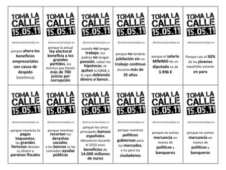 Democracia Real YA: una manifestación estatal este domingo gestada en las redes