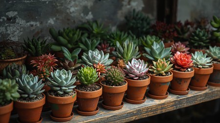 Plantas Crasas Variedad En Macetas
