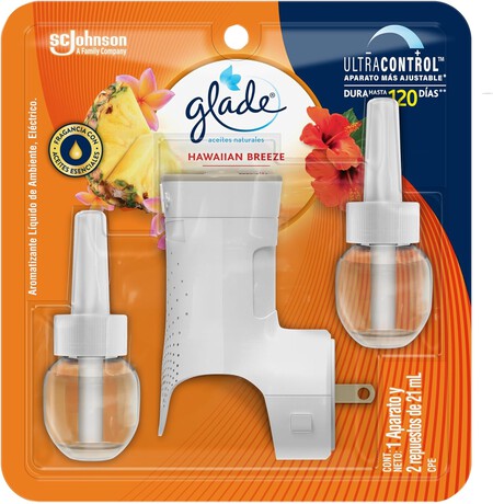 Glade Aromatizante Para Hogar Electrico Hawaiian Breeze