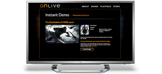 Onlive Google TV LG