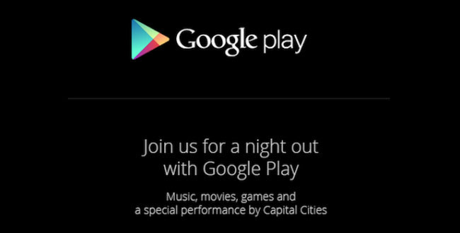 Evento Google Play