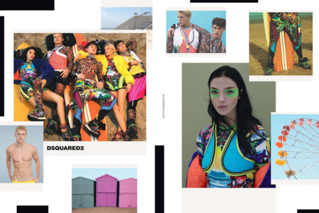 Neo surfers y mucho color en la campaña de primavera-verano de Dsquared2