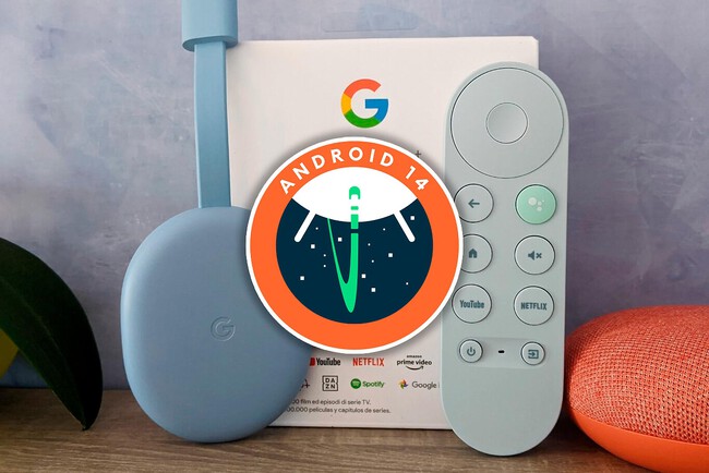 Android 14 Chromecast Google Tv Portada