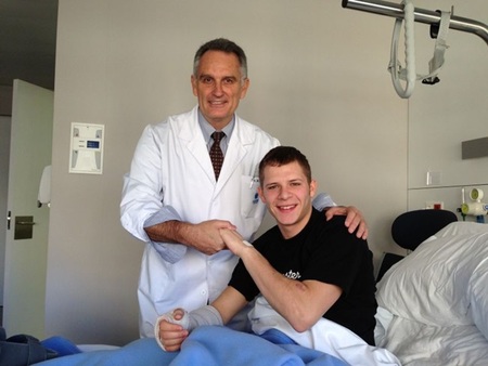 Stefan Bradl operado del síndrome compartimental en el antebrazo derecho