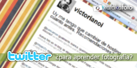 ¿Twitter para aprender fotografía?